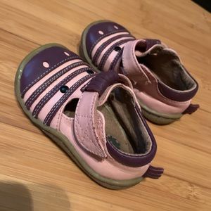 Livie & Luca Purple Zebra Shoes